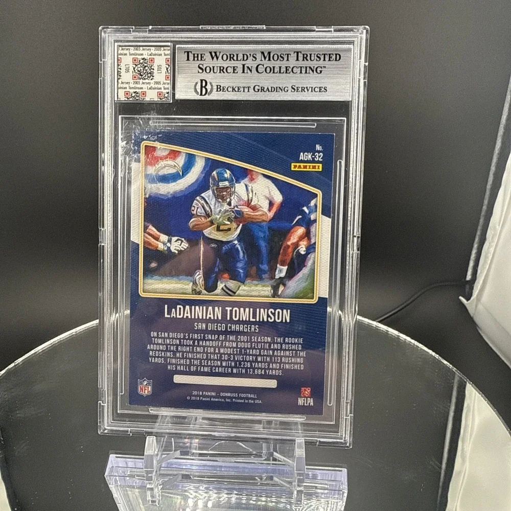 2005 Game Used Jersey - Ladainian Tomlinson Gridiron Kings - BGS‎ Authenticated